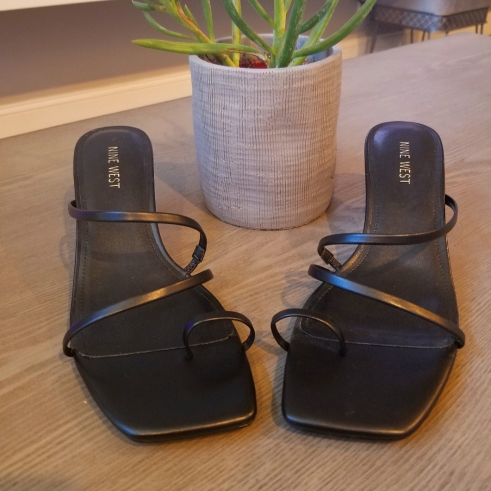 Nine West toe strap sandals